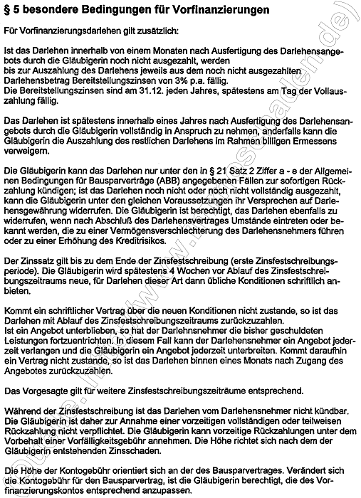 HMG Mietpool Melle, Badenia Darlehensvertrag 1995: Von-Bar-Stra&szlig;e, Seite 6