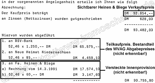 Abrechnung vom Notar Dr. Mxxxxxx Mxxxxxxxx Dortmund, an die WVAG München Seite 1